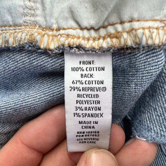 RSQ Women's Size 30 Vintage High Rise Distressed Cutoff Jean Shorts 100% Cotton - Picture 3 of 7